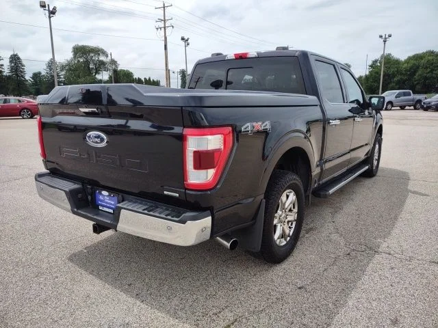 Certified Used 2021 Blue Metallic Ford Lariat image 7