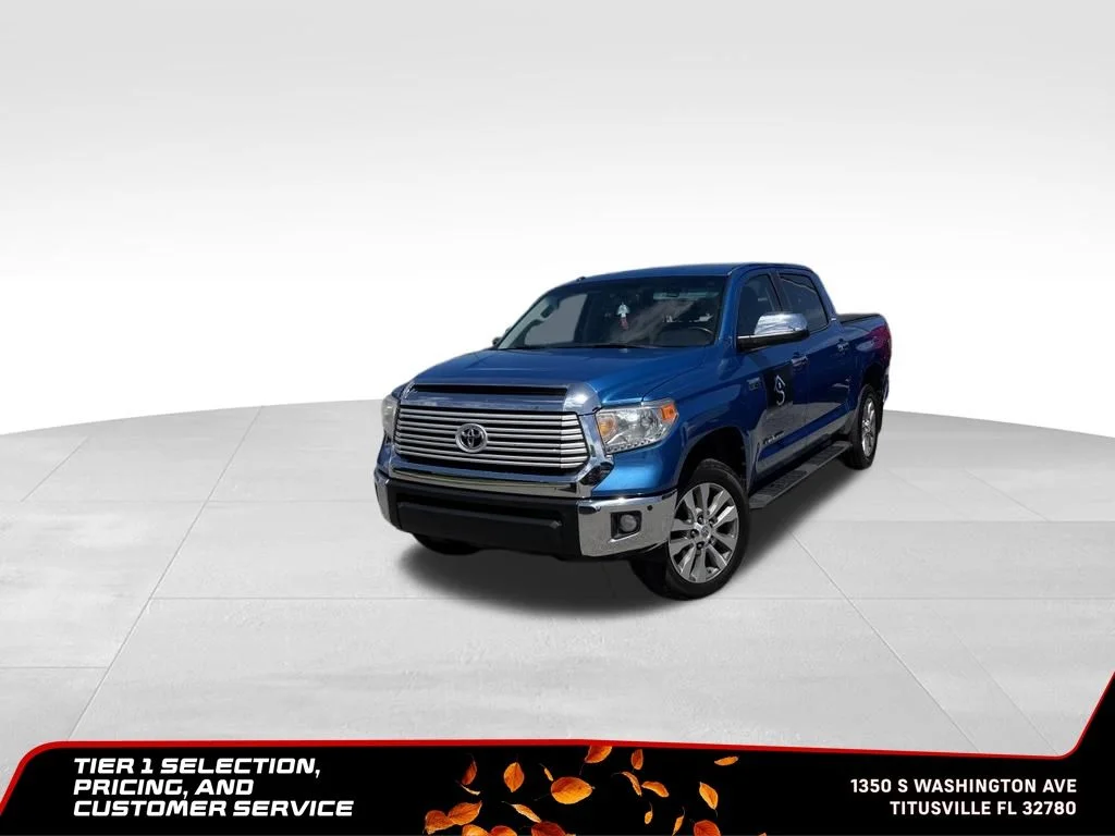 Used 2017 Blue Toyota Limited image 5