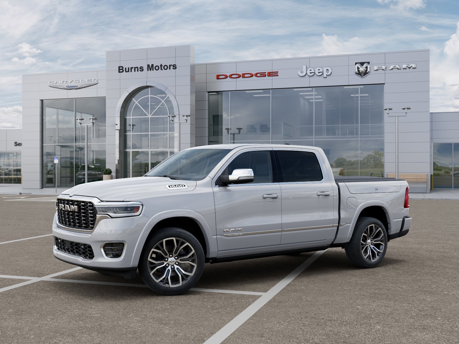 New 2026 Ivory White Tri-Coat Pearl-Coat Exterior Paint RAM Tungsten image 28