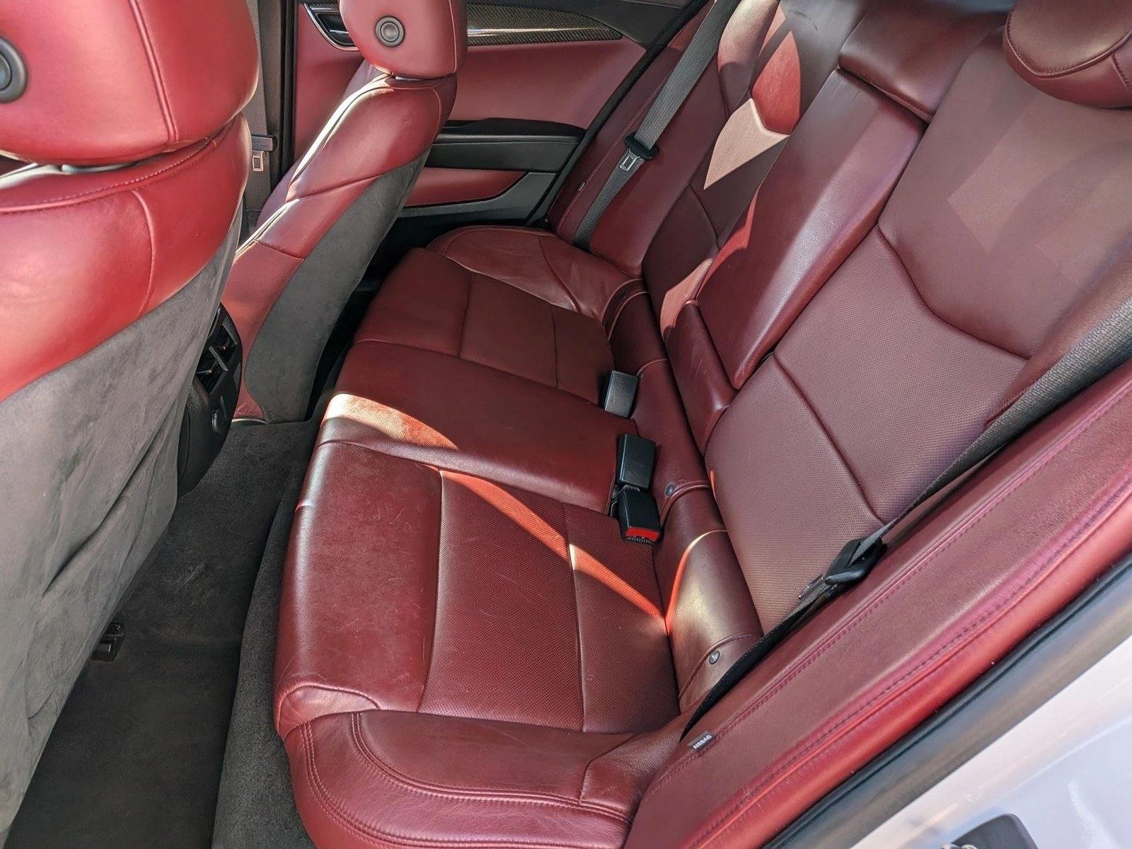 Used 2016 Crystal White Tricoat Cadillac Premium Collection RWD image 17