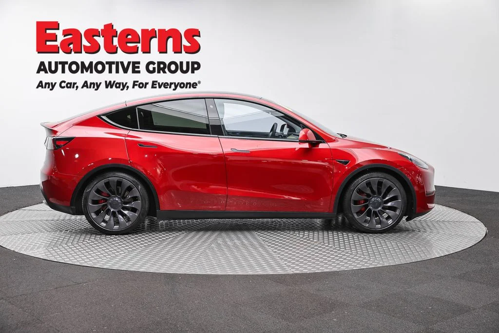 Used 2020 Red Tesla Performance image 5