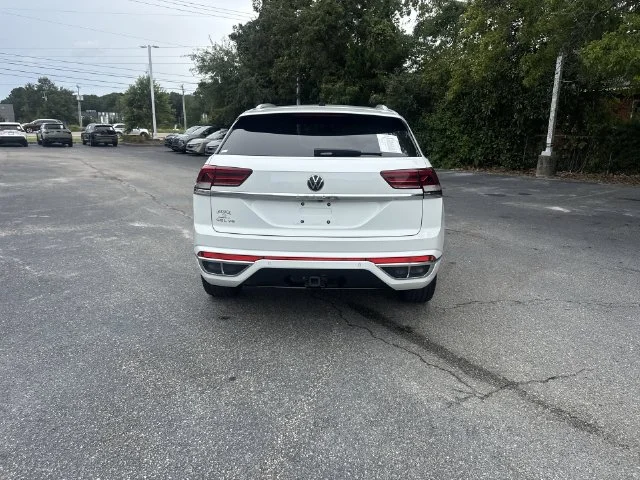 Used 2021 White Volkswagen 3.6L V6 SEL R-Line image 6
