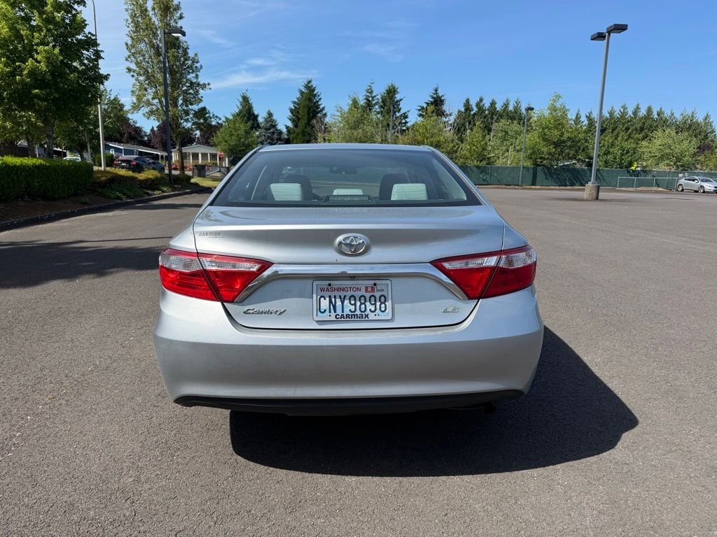 Used 2015 Celestial Silver Metallic Toyota LE image 6