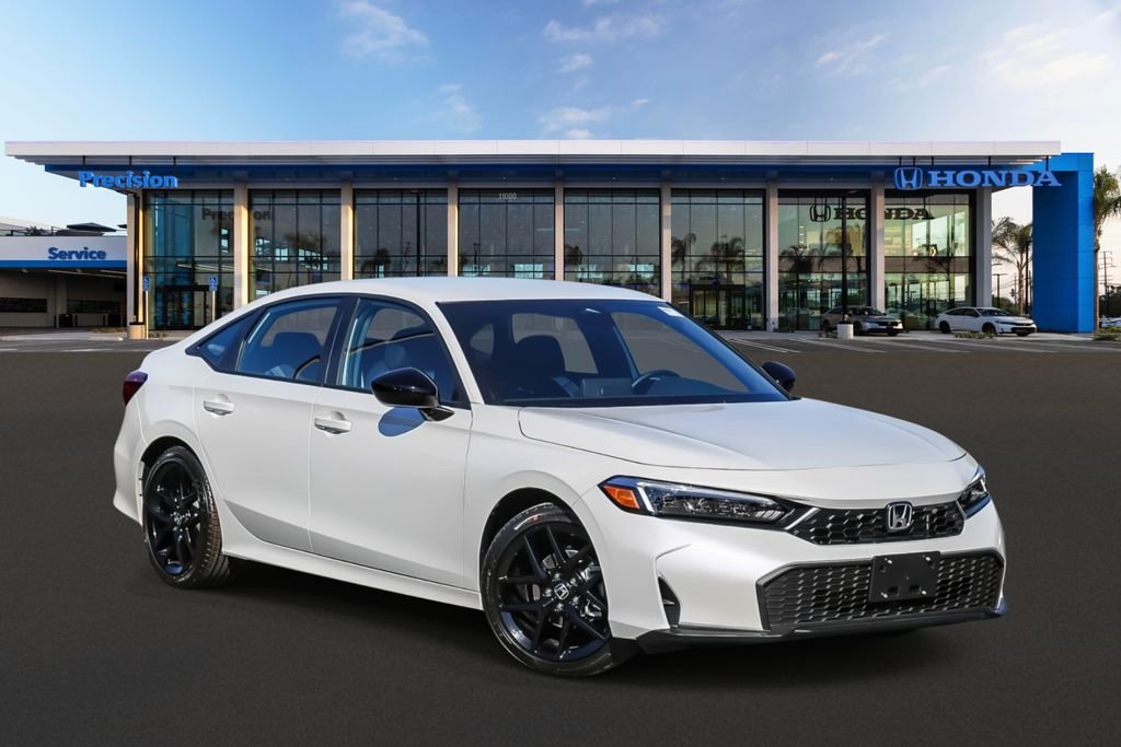 New 2026 Platinum White Pearl Honda Sport image 1