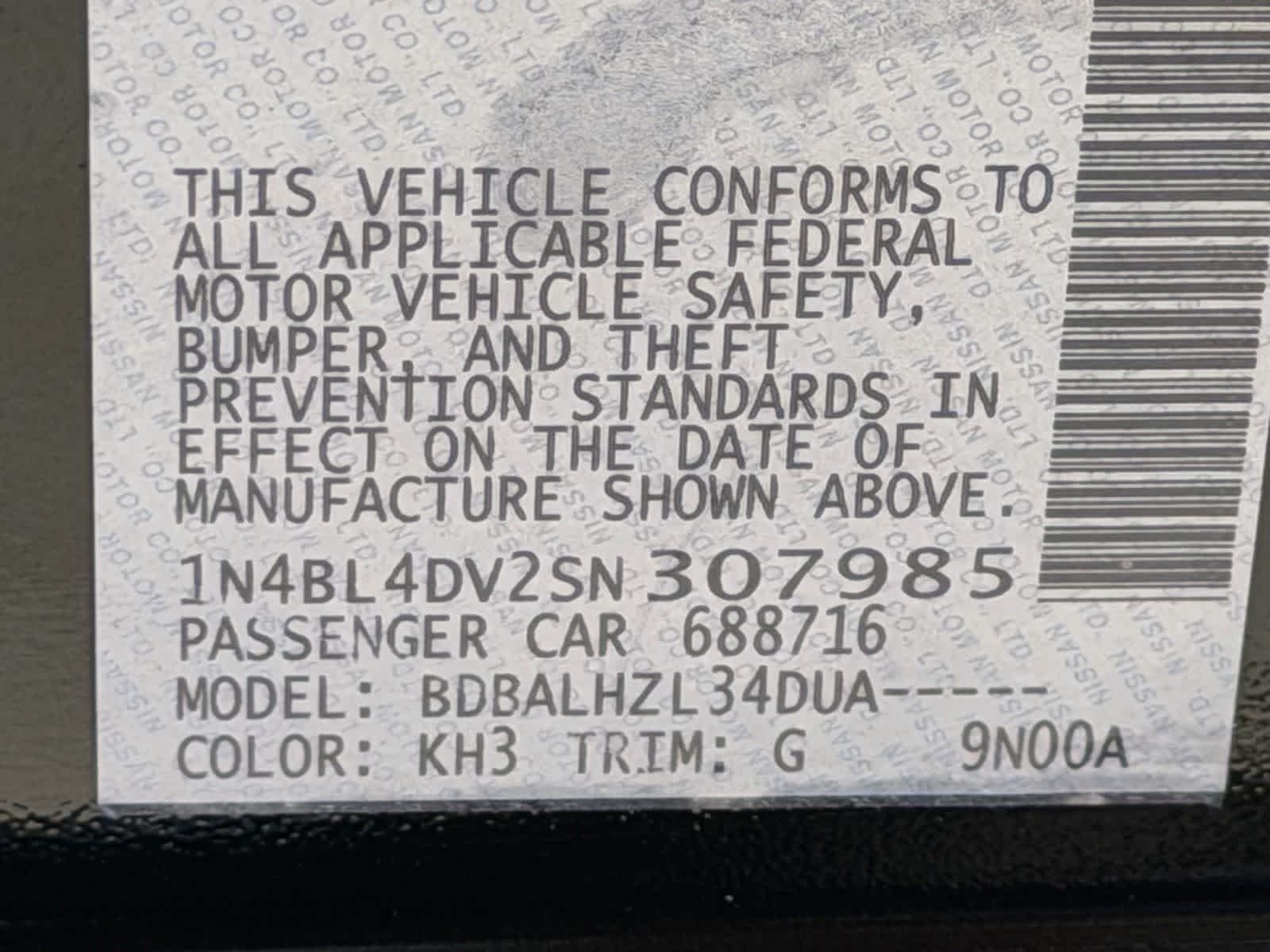 Certified Used 2025 Super Black Nissan SV image 35