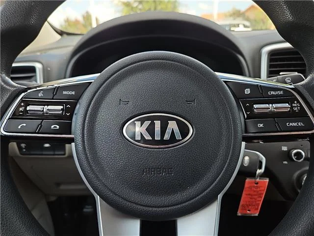 Used 2021 Snow White Pearl KIA LX Front-wheel Drive image 20