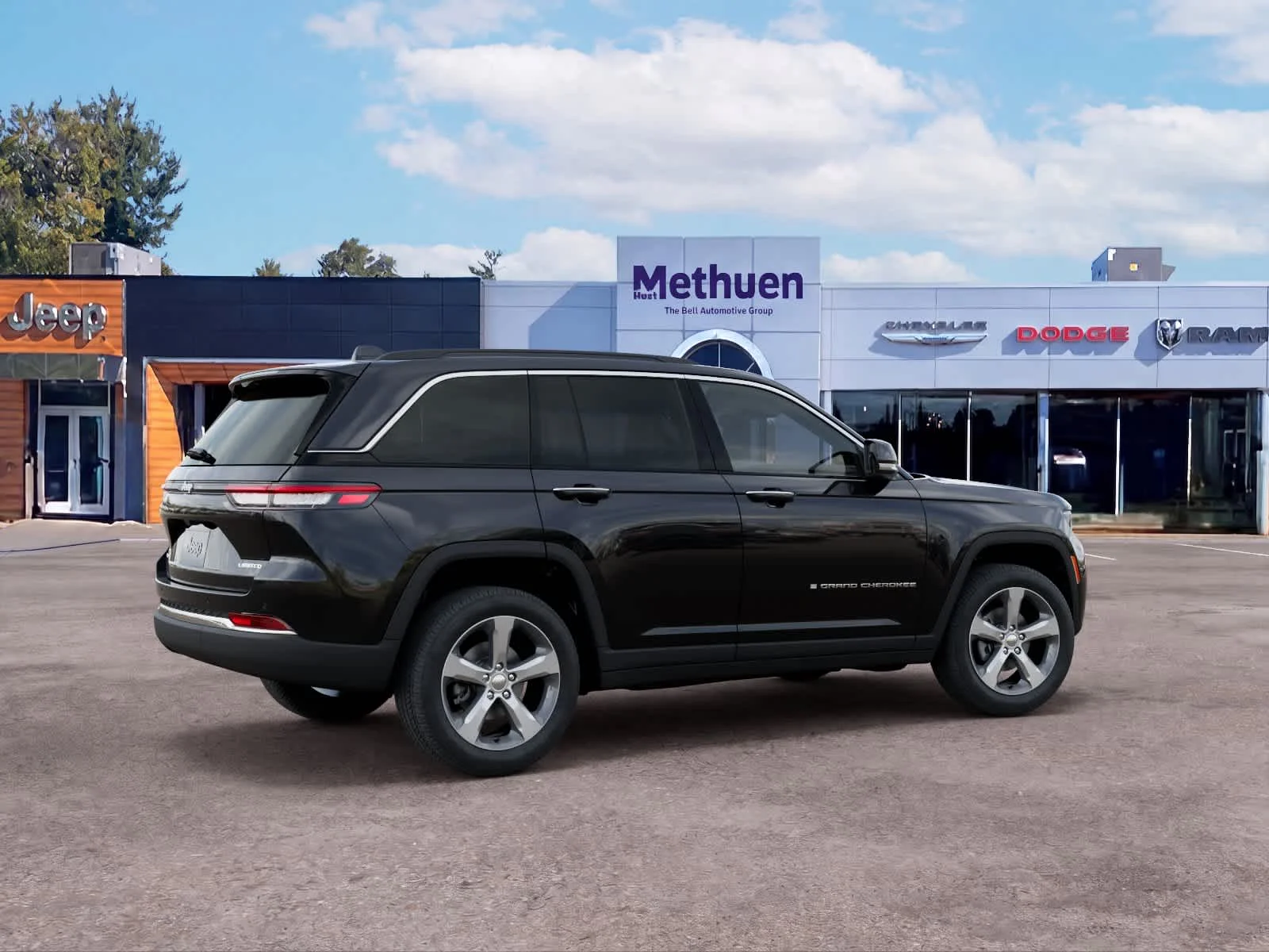 New 2026 Diamond Black Crystal Pearlcoat Jeep Limited image 4