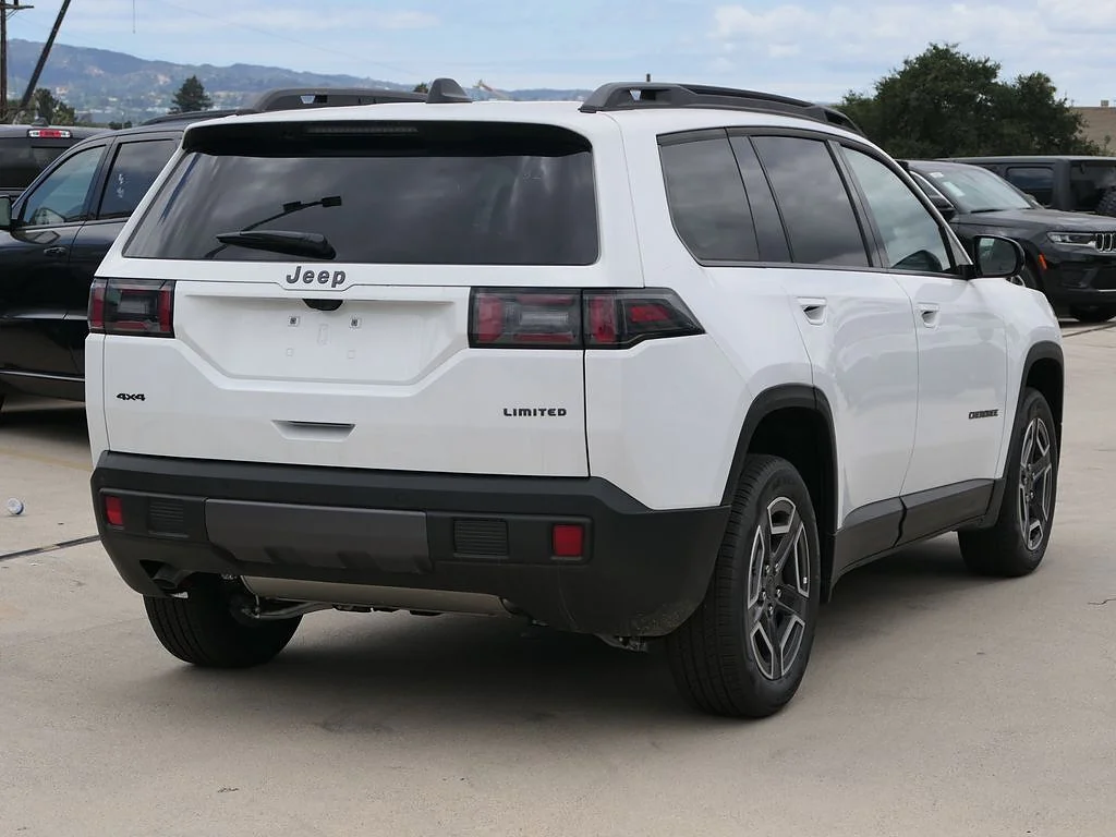 New 2026 Bright White Clear Coat Jeep Limited 4x4 image 2