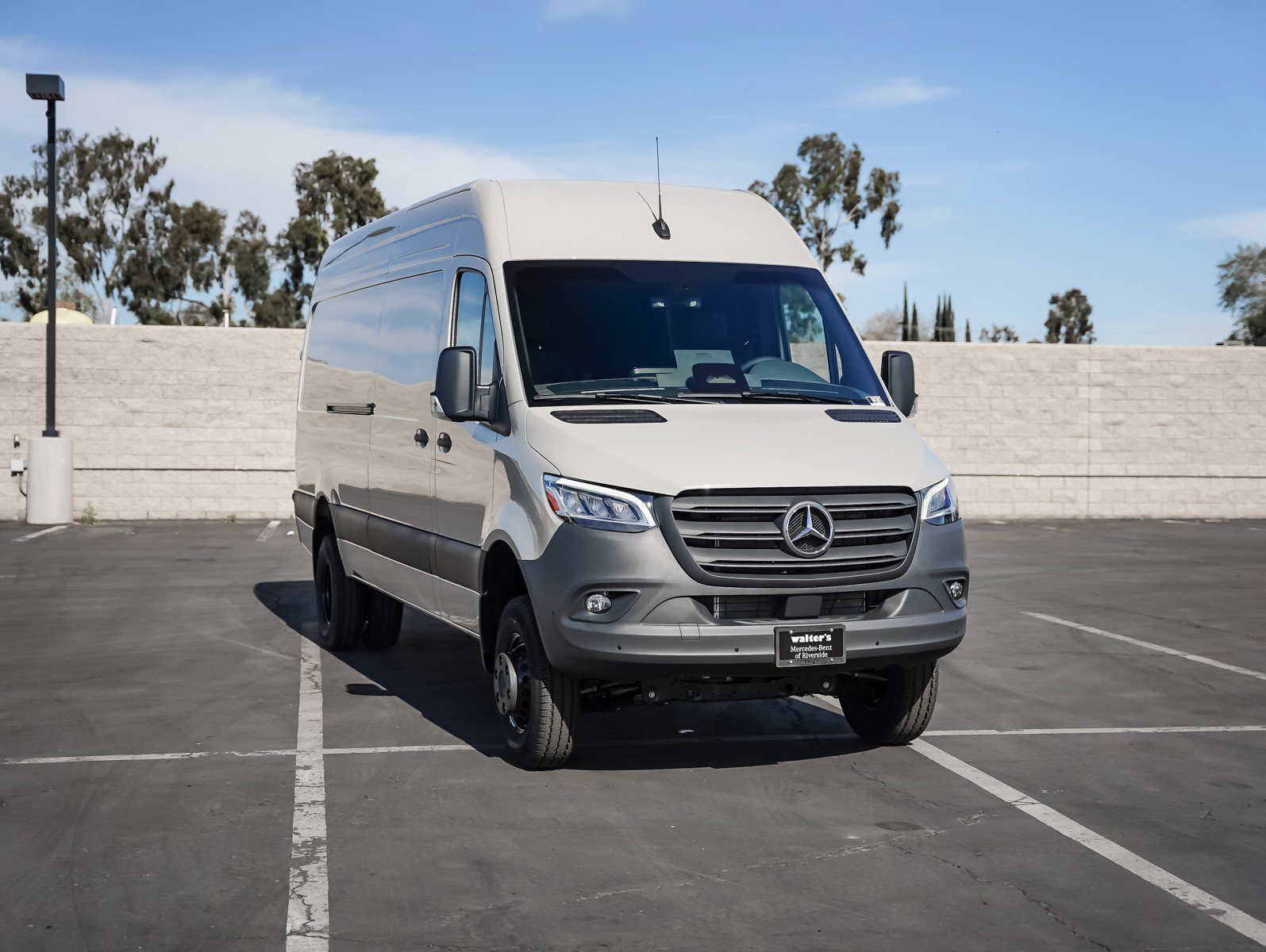 New 2026 Stone Gray Mercedes-Benz 3500XD High Roof I4 Diesel HO 170 AWD image 3