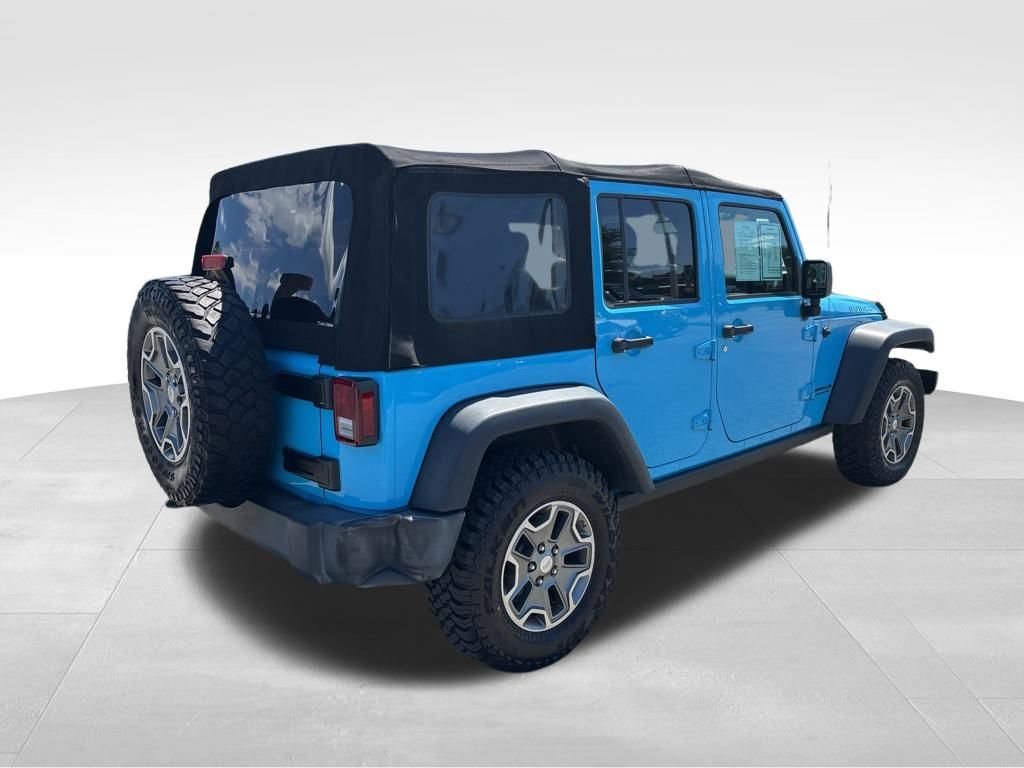 Used 2017 Blue Jeep Unlimited Rubicon image 5