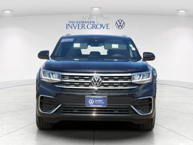 Certified 2023 Volkswagen Atlas Cross Sport SEL Premium R-Line with VIN 1V2FE2CAXPC220670 for sale in Inver Grove Heights, Minnesota