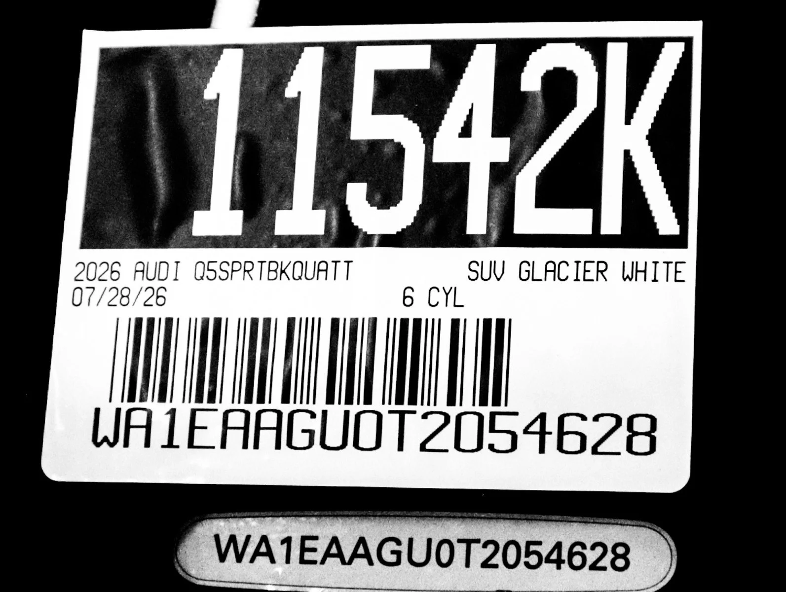 New 2026 Glacier White Metallic Audi Premium Plus image 34