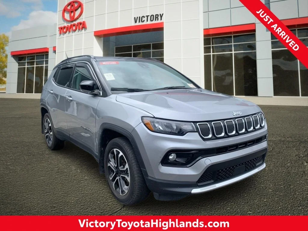 Used 2022 Silver Jeep Limited image 1