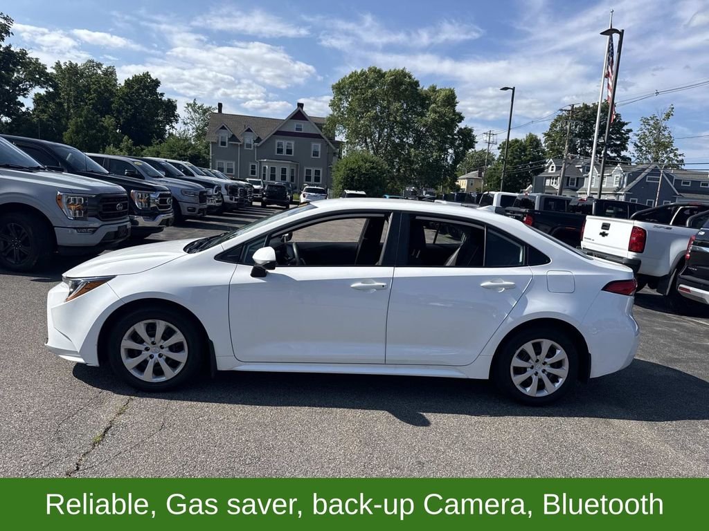 Used 2025 White Toyota LE image 2