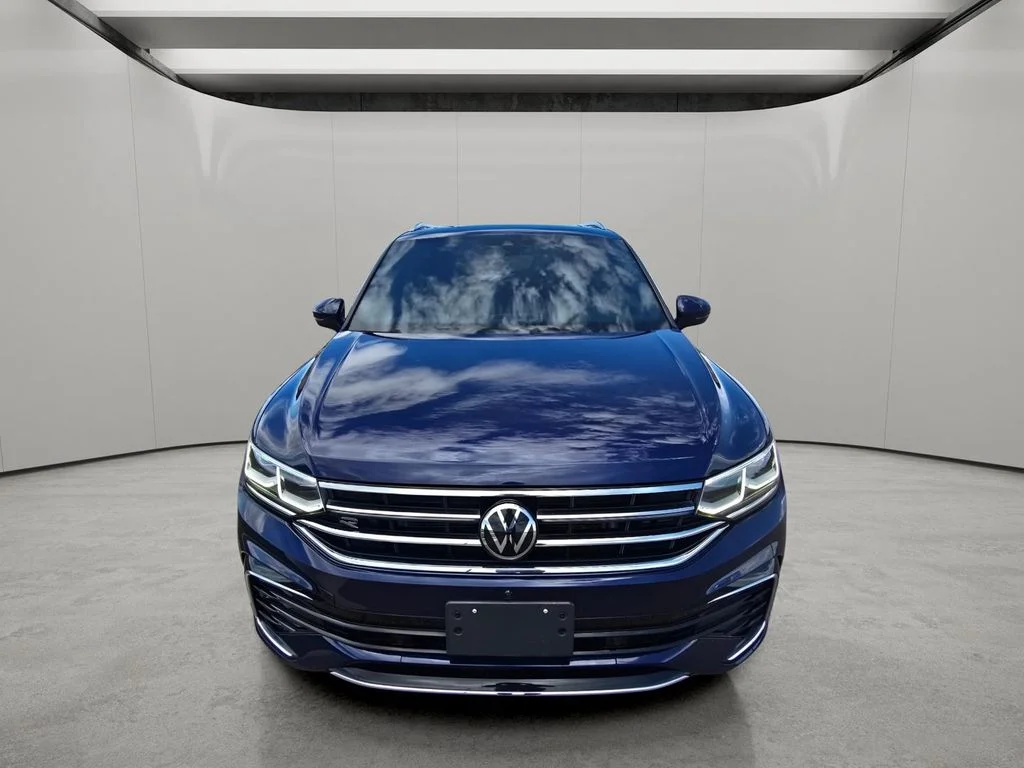 Used 2022 Atlantic Blue Metallic Volkswagen SEL R-Line image 8