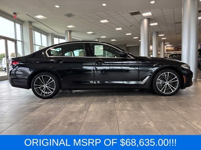 Used 2023 Black BMW 540i xDrive image 2