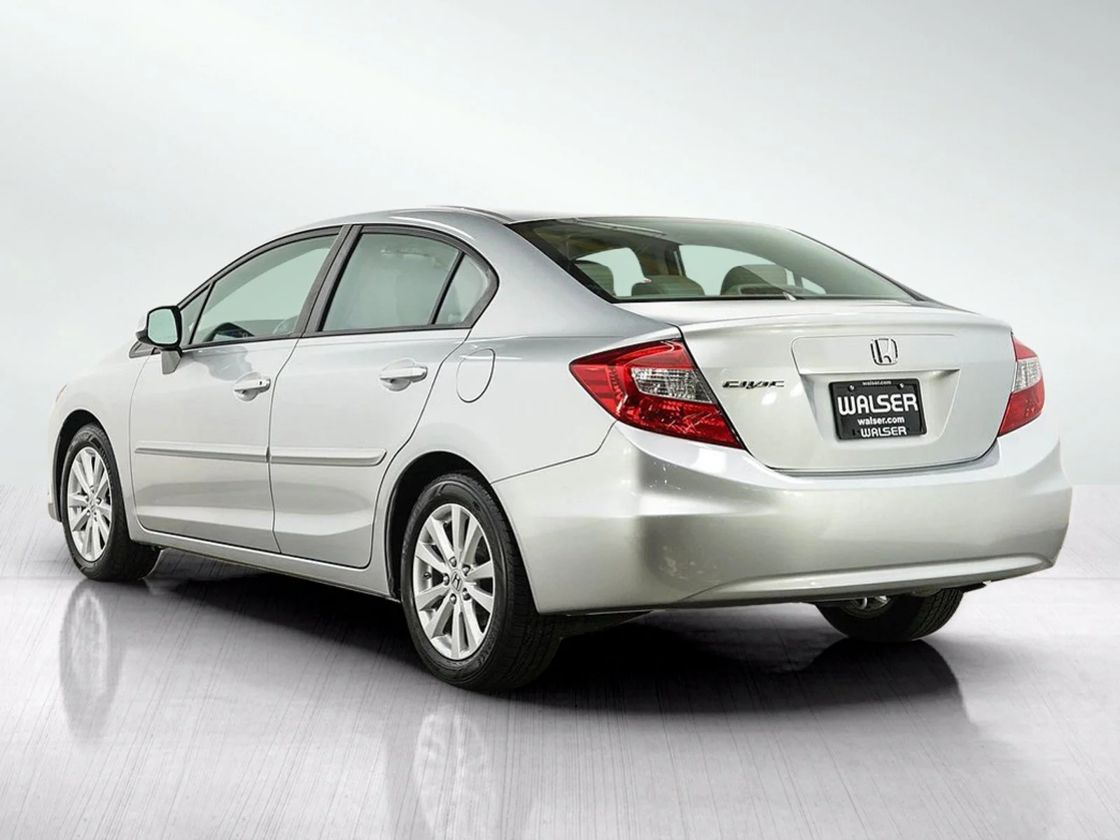 Used 2012 Alabaster Silver Metallic Honda EX-L SEDAN image 3