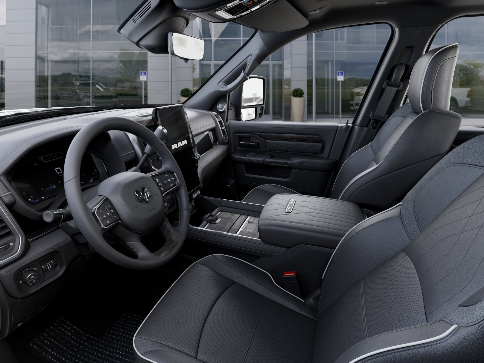 New 2026 Diamond Black Crystal Pearl-Coat Exterior Paint RAM Limited image 48