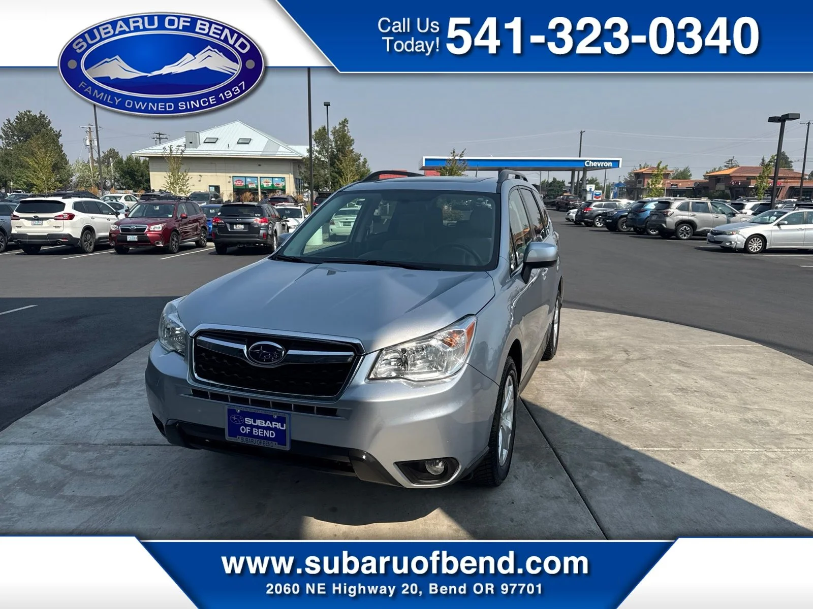 Used 2015 Ice Silver Metallic Subaru 2.5i Limited image 1