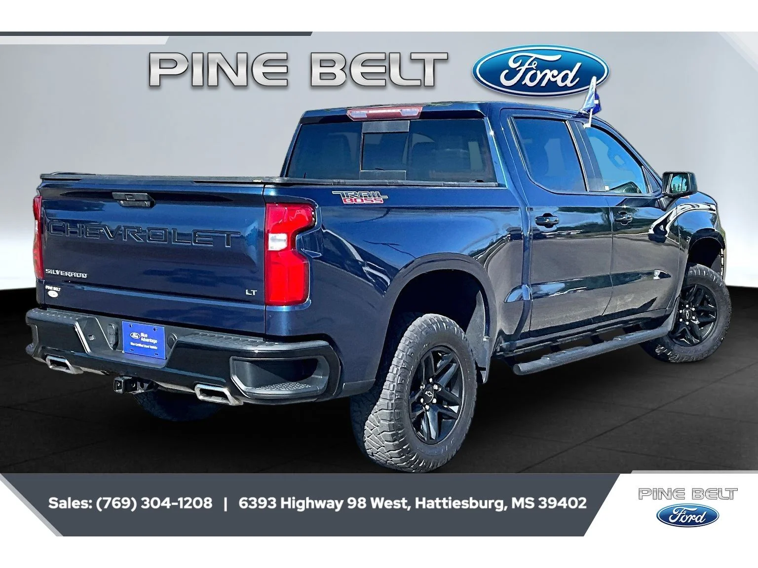 Certified Used 2019 Northsky Blue Metallic Chevrolet LT Trail Boss image 11
