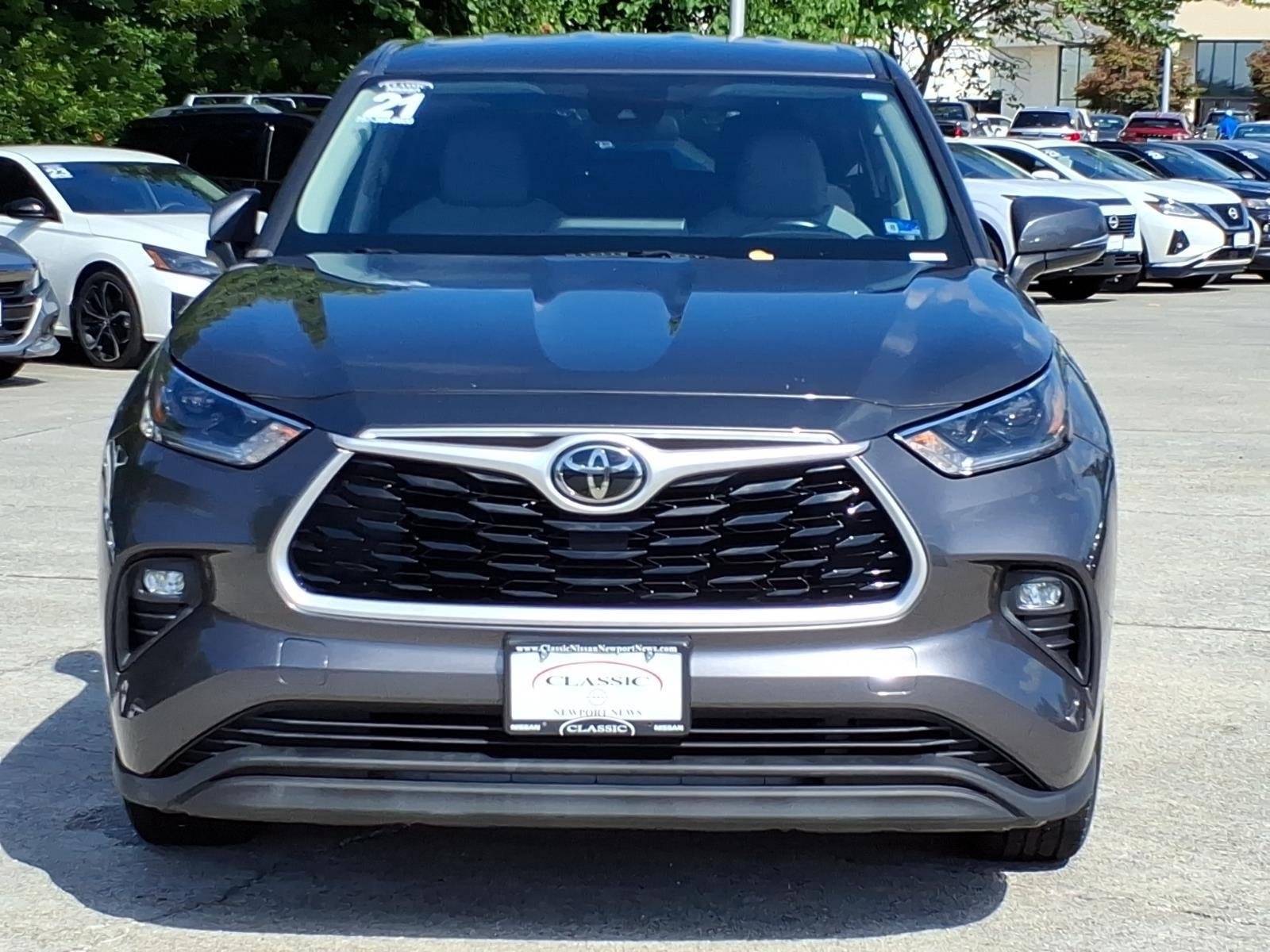 Used 2021 Magnetic Gray Metallic Toyota LE image 2