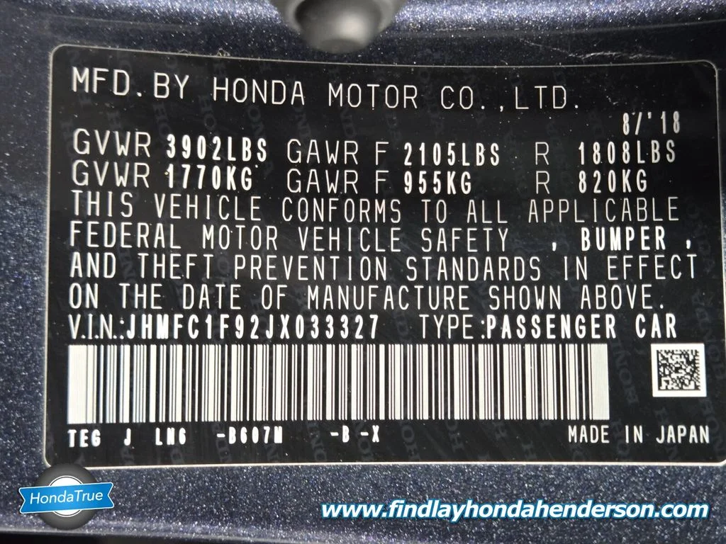 2018 Honda Civic Touring - Photo 14