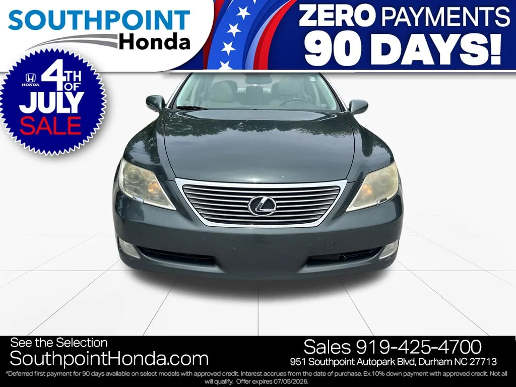 Used 2007 Lexus LS Base with VIN JTHBL46F675018145 for sale in Durham, NC