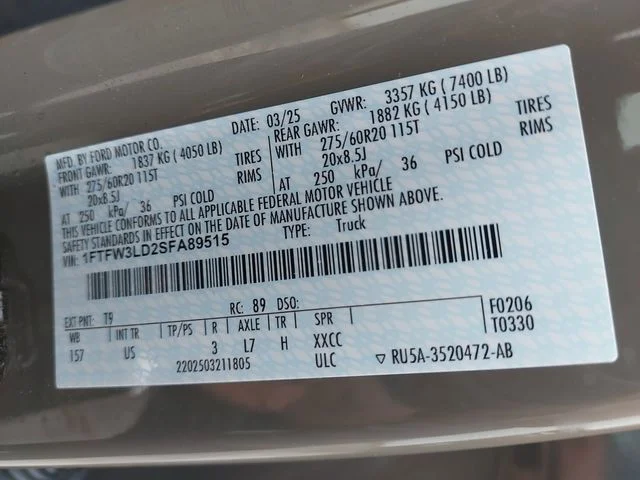 Used 2025 Gray Ford XLT image 35