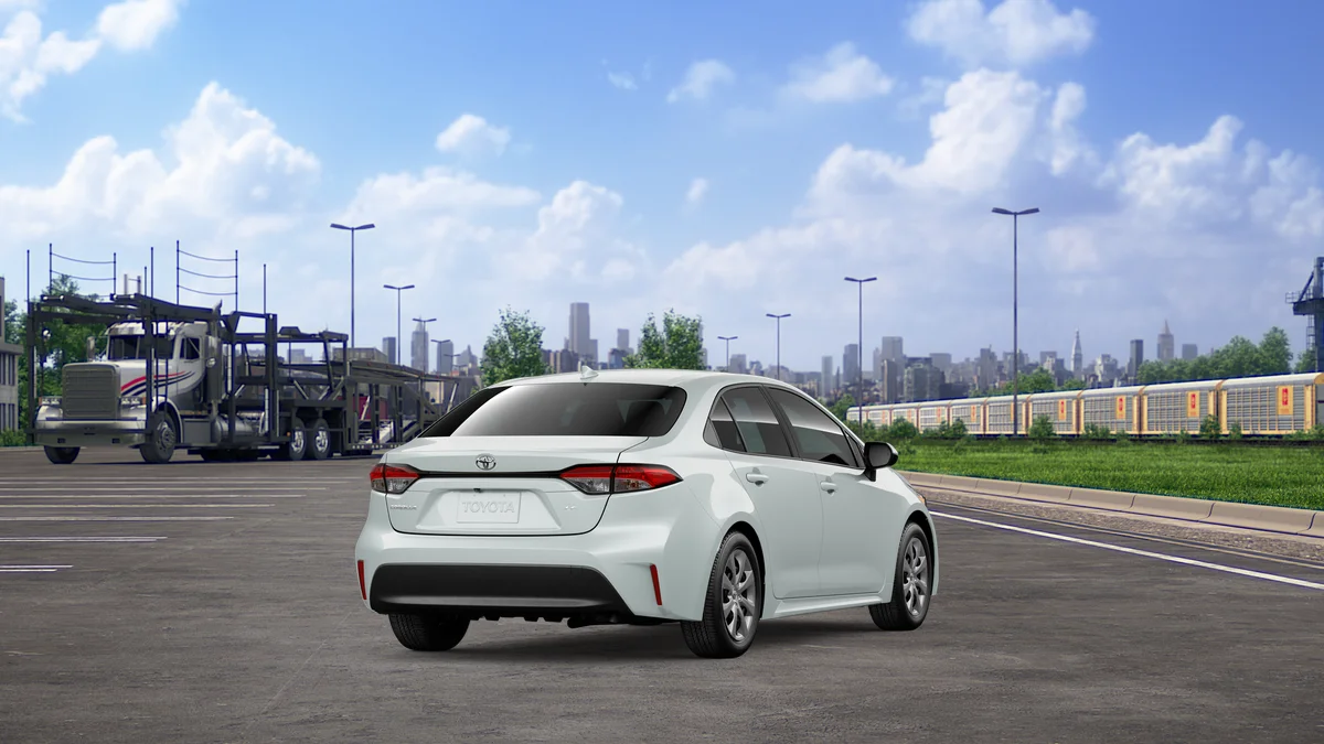 New 2026 Wind Chill Pearl Toyota LE image 9