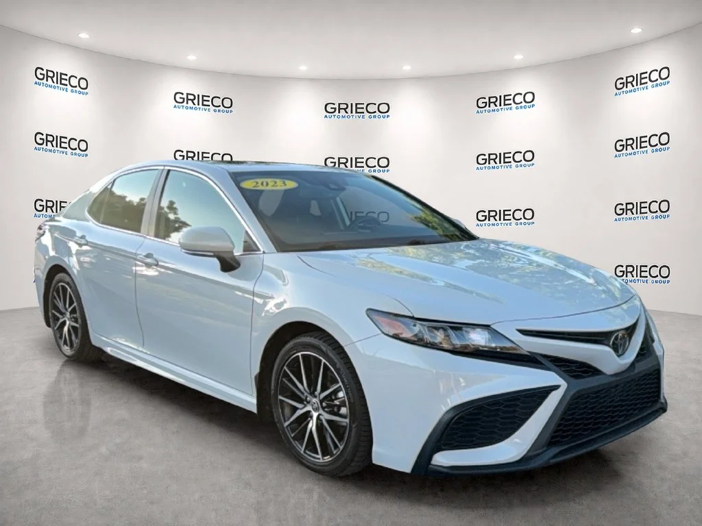 Used 2023 White Toyota SE image 1