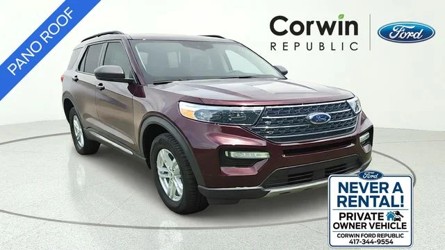 Certified Used 2023 Red Metallic Ford XLT image 1