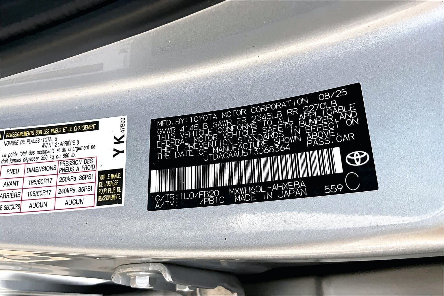 Used 2026 Cutting Edge Toyota LE image 33