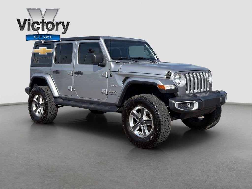 Used 2020 Silver Jeep Unlimited Sahara image 8
