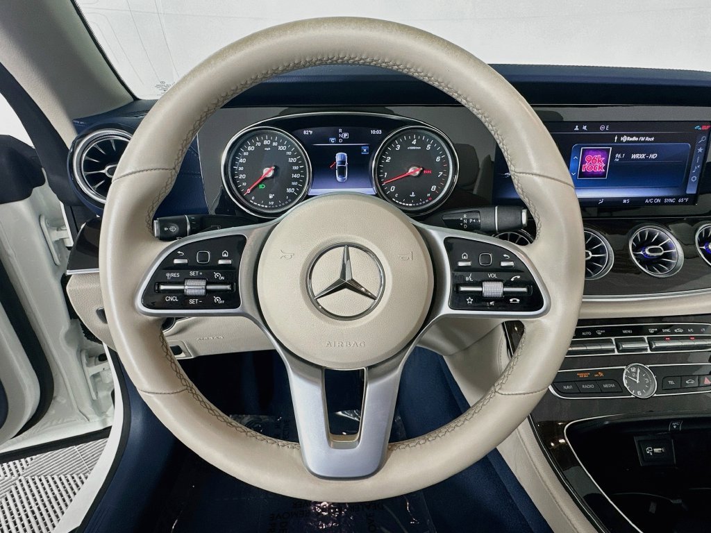 Used 2019 White Mercedes-Benz E 450 CONVERTIBLE BLUE TOP YACHT BLUE LEATHER INT. image 11