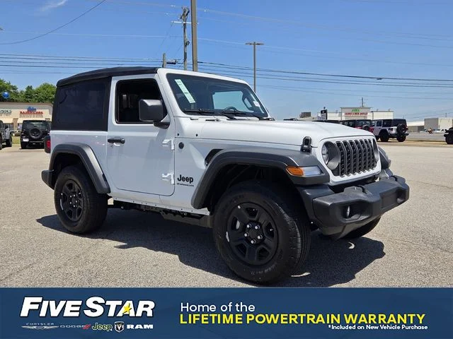 New 2026 Bright White Clear-Coat Exterior Paint Jeep Sport image 1