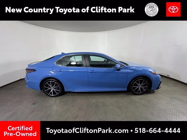 Certified Used 2024 Blue Toyota SE image 8