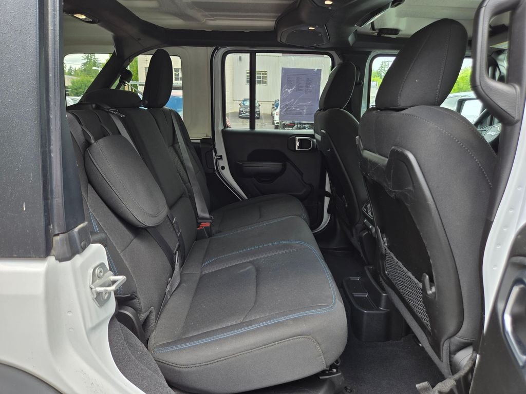 Used 2024 Bright White Clearcoat Jeep Rubicon 4xe image 12