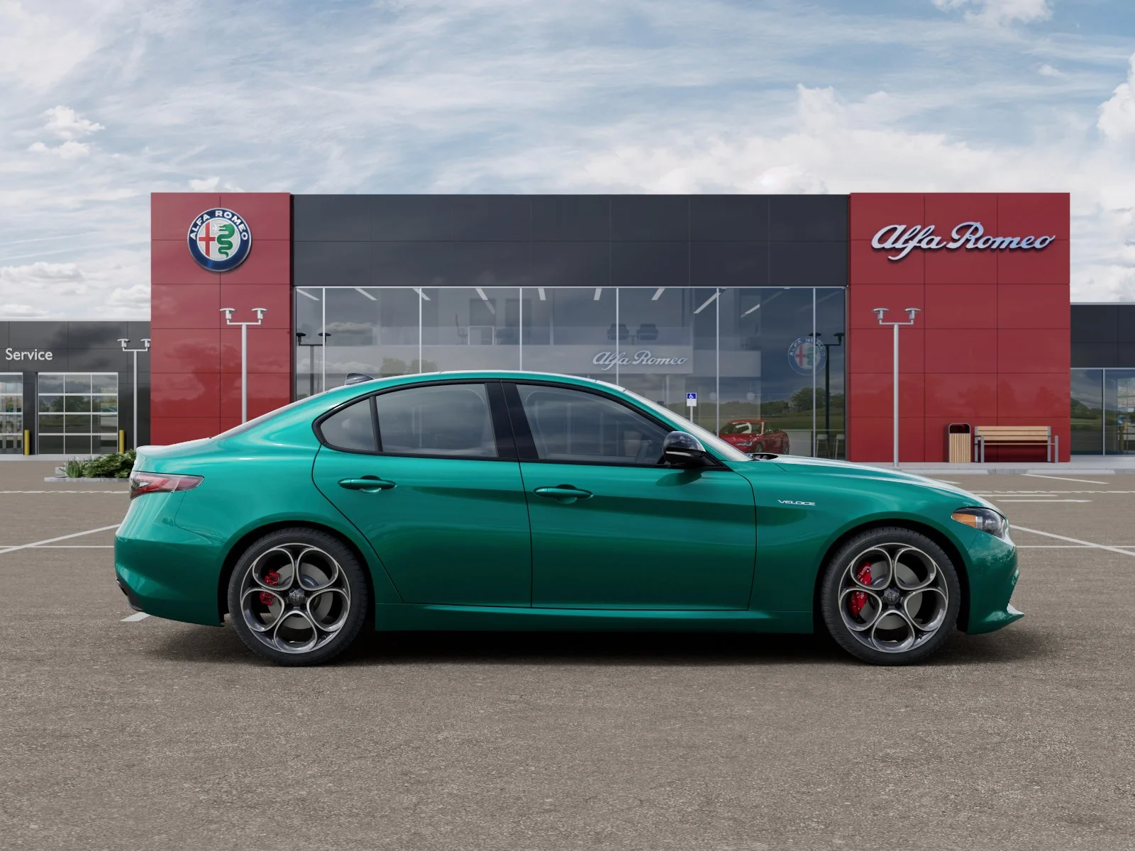 New 2025 Verde (Green) Fangio MetallicExterior Paint Alfa Romeo Veloce image 54