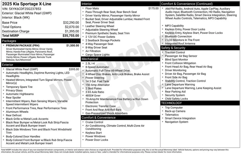Used 2025 White Kia X-Line image 29