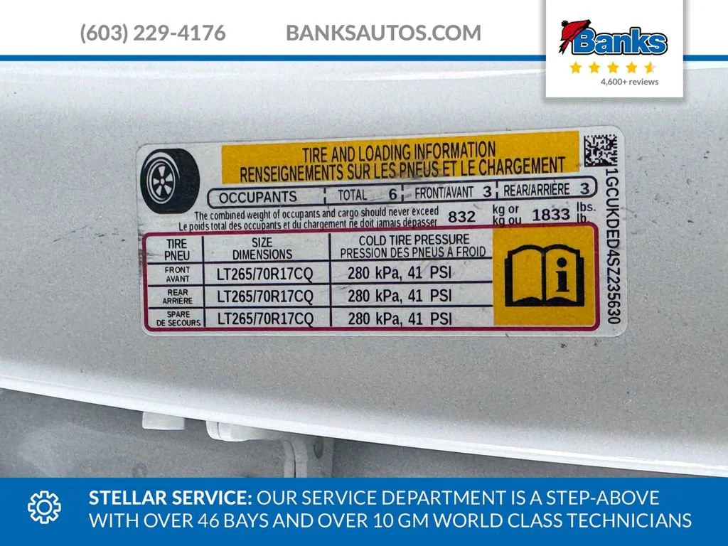 Certified Used 2025 Summit White Chevrolet LT image 9