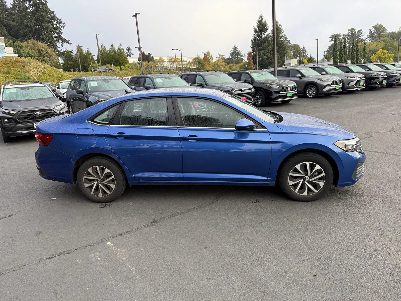 Used 2024 Rising Blue Metallic Volkswagen S image 6