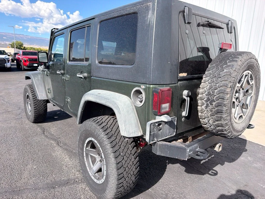 Used 2008 Jeep Green Clearcoat Metallic Jeep Unlimited Rubicon image 6