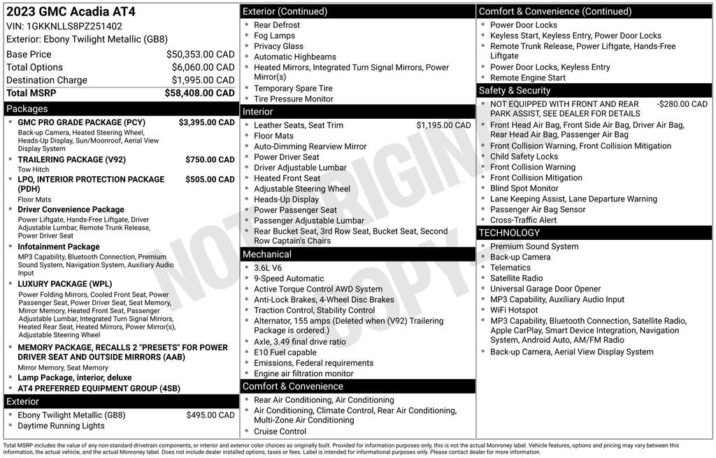 Certified Used 2023 Black GMC AT4 image 29