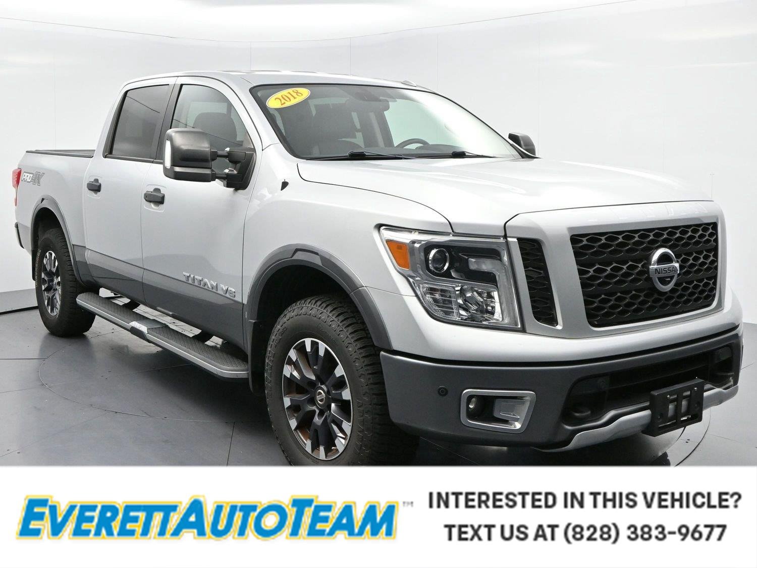 Used 2018 Brilliant Silver Nissan PRO-4X image 1