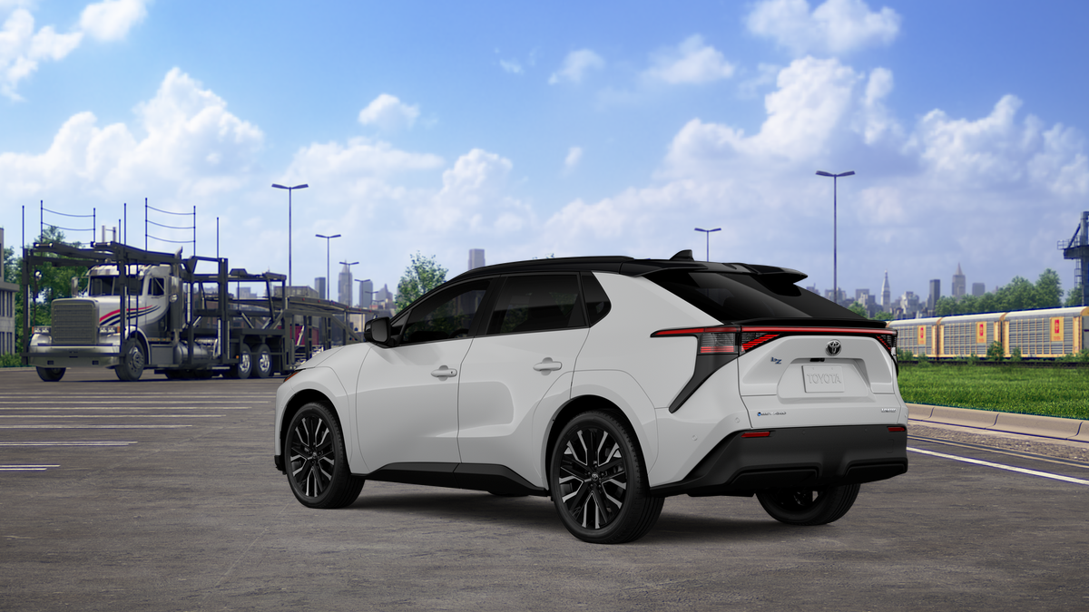 New 2027 Wind Chill Pearl with Midnight Black Metallic roof Toyota Limited image 6