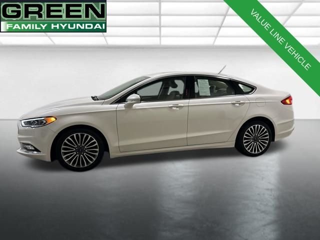 Used 2017 Ford Fusion SE with VIN 3FA6P0HD2HR245493 for sale in Moline, IL