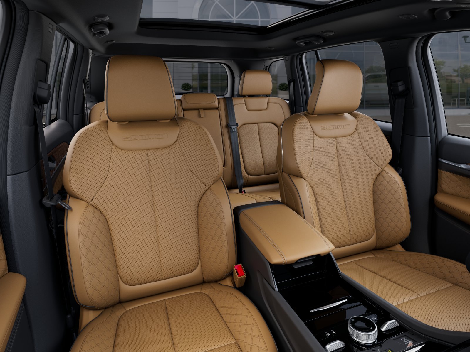 New 2025 Diamond Black Crystal Pearl-Coat Exterior Paint Jeep Summit image 43