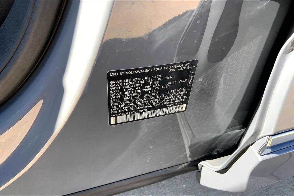 New 2026 Pure Gray Volkswagen 2.0T SEL Premium R-Line image 14