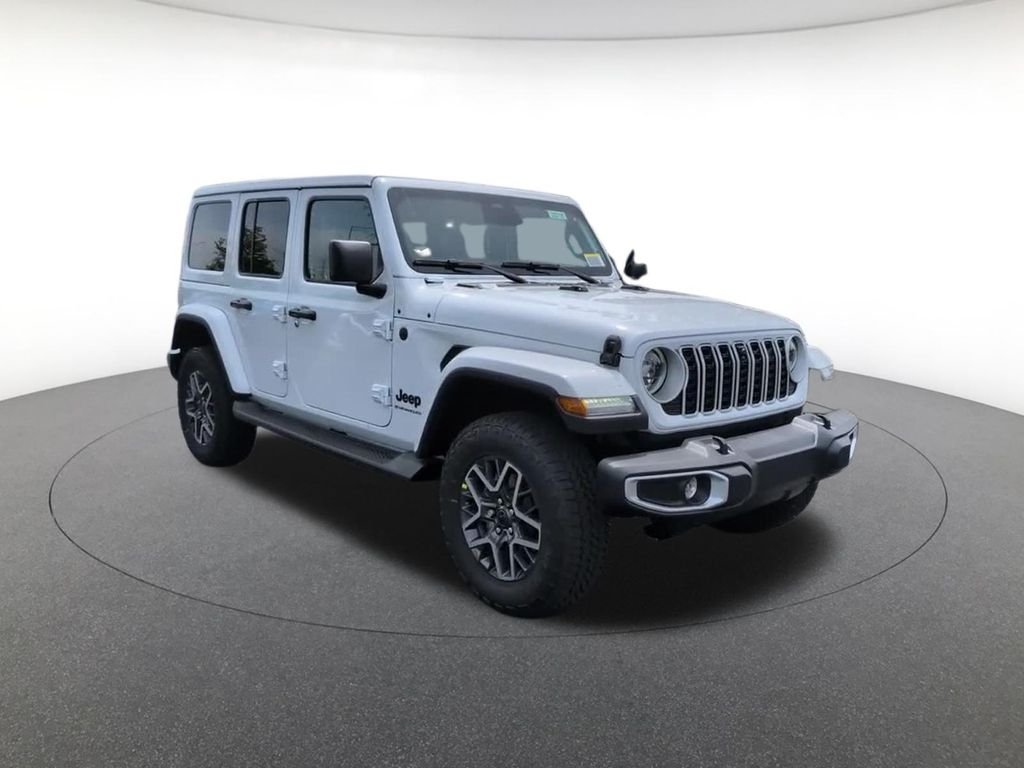 New 2026 Bright White Clear-Coat Exterior Paint Jeep Sahara image 2