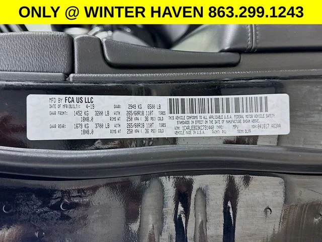 Used 2019 Black Jeep Limited image 33
